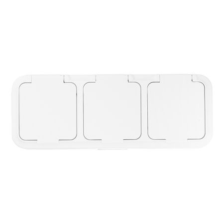 Розетка Svet накладная белая со шторками (EV 0366-8630)