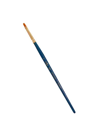 Кисть художественная Галерея, синтетика, плоская, короткая ручка №2, Гамма
