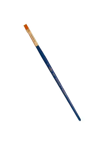 Кисть художественная Галерея, синтетика, плоская, короткая ручка №4, Гамма