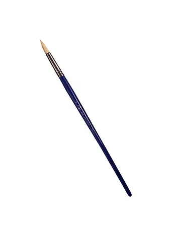 Кисть художественная Манеж, синтетика упругая, круглая, длинная ручка №10, Гамма