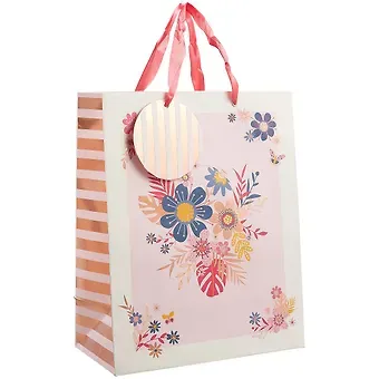 Пакет А4 33*26*13 Цветочное настроение жен., бум.мат.ламинат