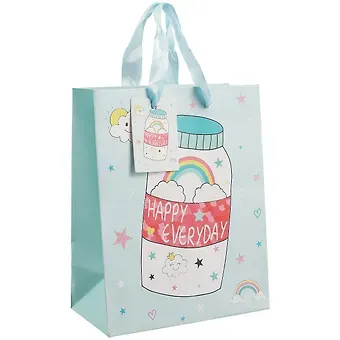 Пакет А5 23*18*10 Happy every day нейтр., бум.мат.ламинат