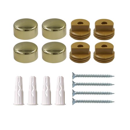 Набор для крепления зеркала золото Hard-Fix