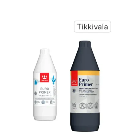 Грунтовка универсальная Tikkurila Euro Primer прозрачная 0.9 л
