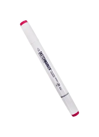 Маркер двухсторонний Вишня, спирт.основа, цв.R20, Sketchmarker