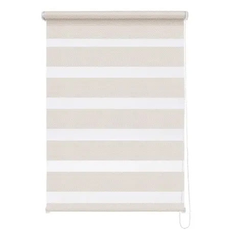 Штора рулонная день-ночь Liza 50x160 см бежевая