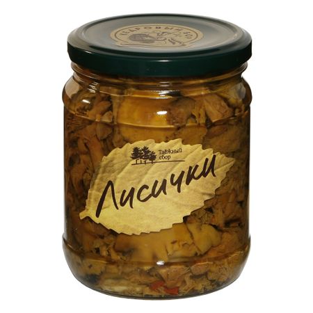 Лисички маринованные Кедровый бор 500 г марина становкина в гостях у лисички 50 наклеек