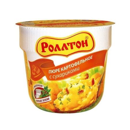 Пюре картофельное Роллтон с сухариками 40 г