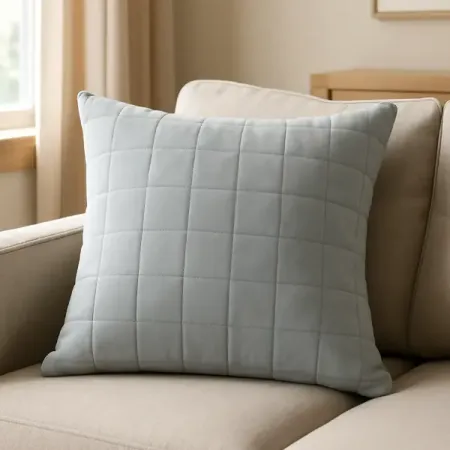 Подушка INSPIRE Etna 50x50 см велюр цвет серый рождественская наволочка полиэстер велюр 40x40 45x45 50x50 60x60 см