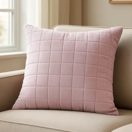 Подушка INSPIRE Etna 50x50 см велюр цвет серо-сиреневый рождественская наволочка полиэстер велюр 40x40 45x45 50x50 60x60 см