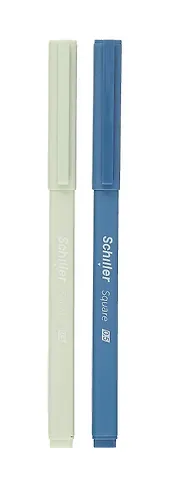 Ручка гелевая Schiller, Square, черная 0,5 мм, в ассортименте