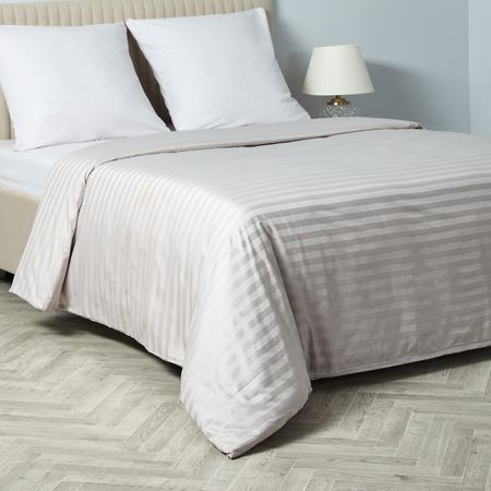 Пододеяльник Пепельно-серый/Ash gray II пододеяльник cottonika 145х215см сатин страйп серый арт пд1 5стр сер