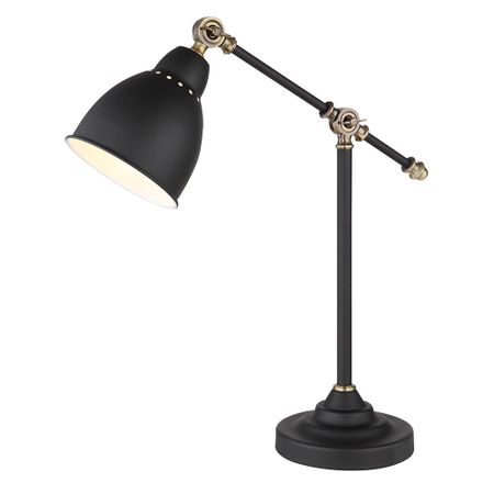 Лампа настольная E27 60 Вт Arte Lamp Braccio (A2054LT-1BK) комплект журналов по пожарной безопасности 10 журналов