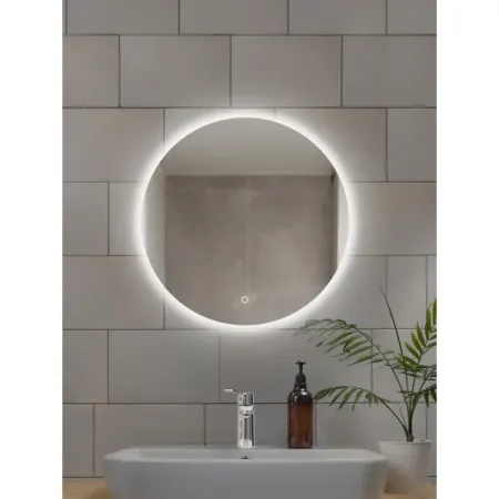 Зеркало для ванной Флоренция Лайт DSF60LT 60 см круглое с подсветкой