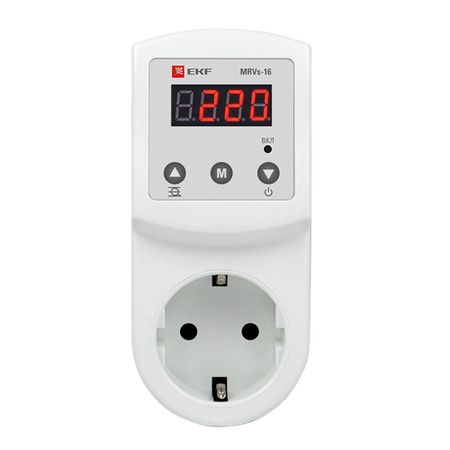 Реле напряжения EKF PROxima 230 В 16 А тип AC розеточное цифровое (MRVs-16) алексей эдуардович бодров михаил толстолуженко религия в цифровом обществе