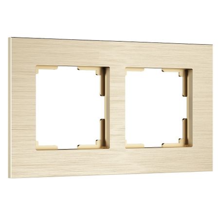 Рамка Werkel AluMax двухместная шампань (a066334)