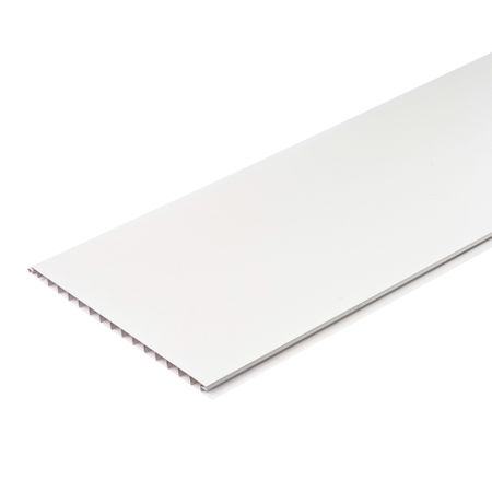 Панель ПВХ 250х3000х10 мм Venta бесшовная глянцевая белая 0,75 кв.м