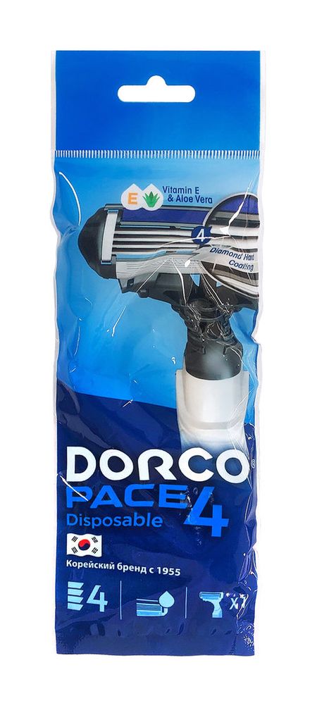 Dorco Pace 4 Blade Disposable Razor