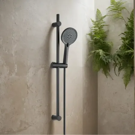 Душевой комплект Esko Vert 3 режима цвет черный матовый