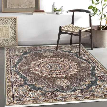 Ковер Анатолия 150x230 см полипропилен 84436_11 цвет серый леопардовый ковёр для дома