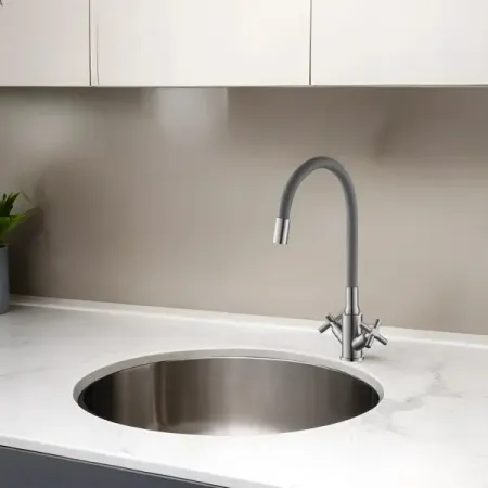 Смеситель для кухни Esko Capela CP519GR общая высота 40 см цвет серый