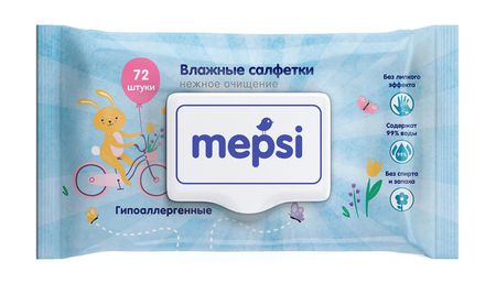 Mepsi Влажные салфетки Нежное очищение