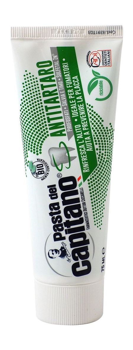 Pasta del Capitano Antitartar Toothpaste for Smokers