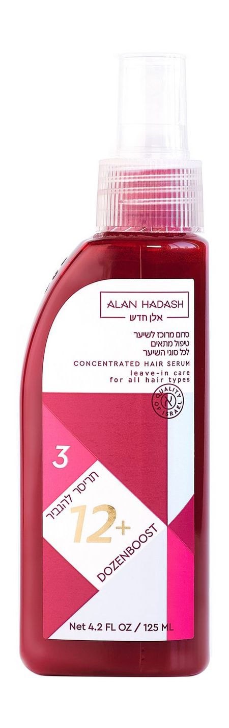 Alan Hadash Dozenboost 12+ Concentrated Hair Serum шампунь для волос shamtu men густые и сильные с укрепляющей технологией 500 мл