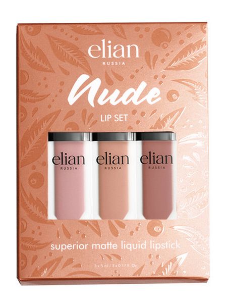 Elian Russia Nude Lip Set elian russia белые ночи liquid eye paint