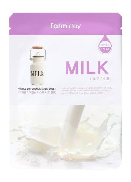 FarmStay Visible Difference Mask Sheet Milk