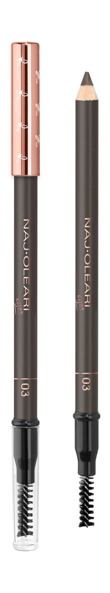 Naj Oleari Fill-In Brow Pencil 2 шт автомобильное зеркало заднего вида козырек от дождя накладка для бровей отделка украшение подходит для nissan murano rogue x trail sport qashqai pathfinder