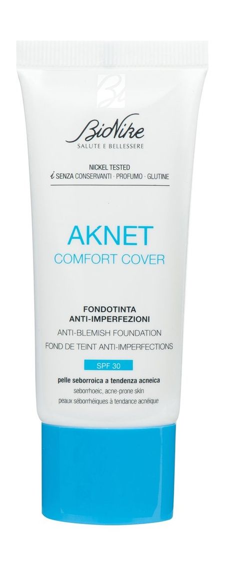 BioNike Aknet Comfort Cover Anti-Blemish Foundation SPF 30 никель цинковые ферритовые фильтры rh14 8 7