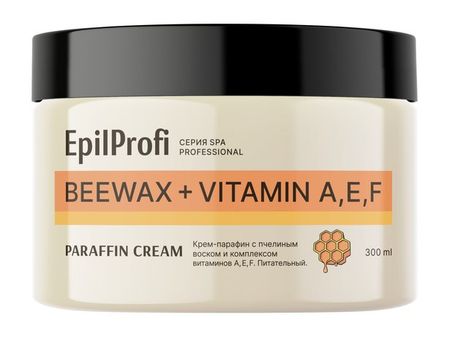 EpilProfi SPA Professional Beewax and Vitamin А, Е, F Paraffin Cream высокоэффективный препарат для регенерации и укрепления ногтевой пластины здоровые ногти 8в1 серии nail therapy professional 12мл eveline