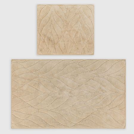 Коврики для ванны Vonella Acelya 60х100/60х50 см бежевый