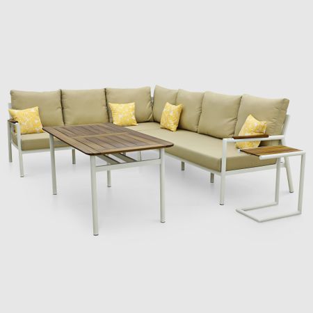 Комплект Natura Garden Liva угловой диван и 2 столика