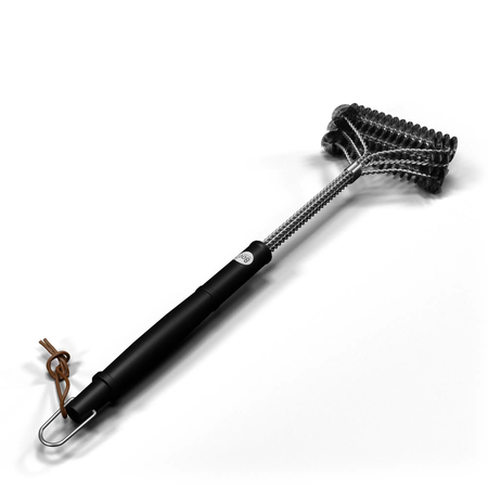 Щетка Т-образная для чистки решеток 800 Degrees Triple Head Wide Brass Grill Brush