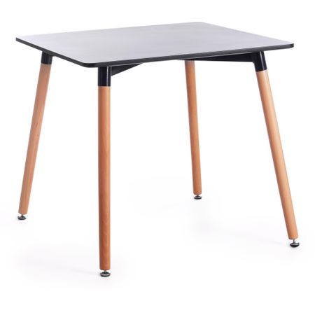 Стол TC John Черный/Натуральный 80x80x75 см emily st john mandel sea of tranquility