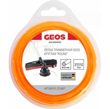 Леска круглая Geos round 2.4мм 15м