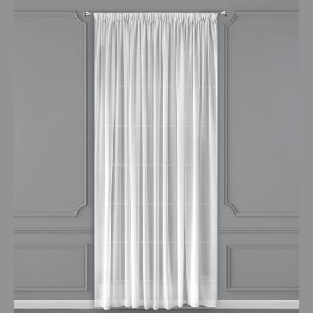 Тюль на шторной ленте Daily By T Дафна белый 300х300 см