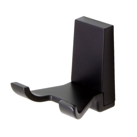 Крючок для ванной WasserKraft Abens K-3200 двойной на шуруп металл черный (K-3223D)