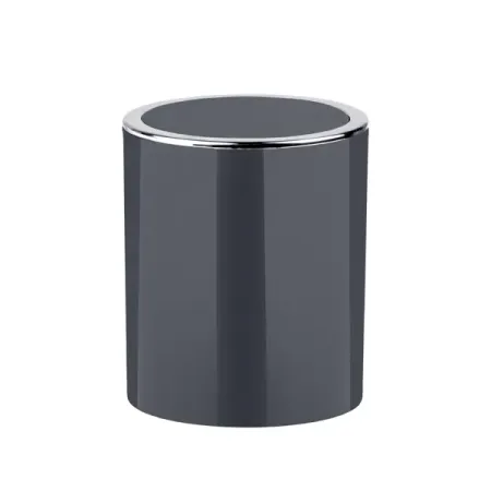 Контейнер для мусора Fixsen Round Gray FX-453-6 5 л пластик цвет серый силиконовая крышка для чашки waasoscon round silicone cup lid