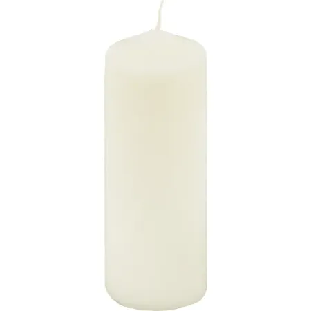 Свеча столбик белая 21 см