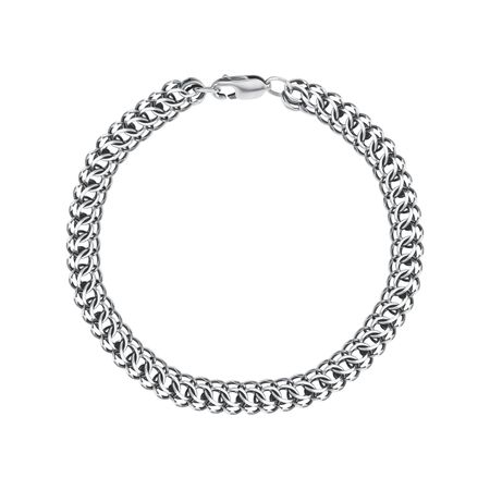 Серебряный браслет с чернением