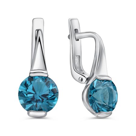 Серебряные серьги с ювелирным стеклом рама со стеклом пластик коричневая 20 х 30 см