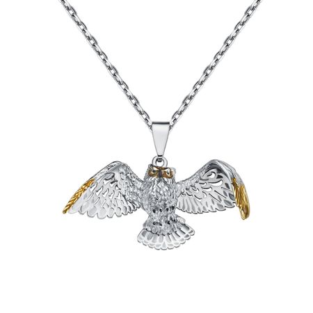 Серебряная подвеска Сова с эмалью и родированием