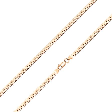 Золотая цепочка Косичка из 4 цепей тесьма джут косичка 4 см х 2 м