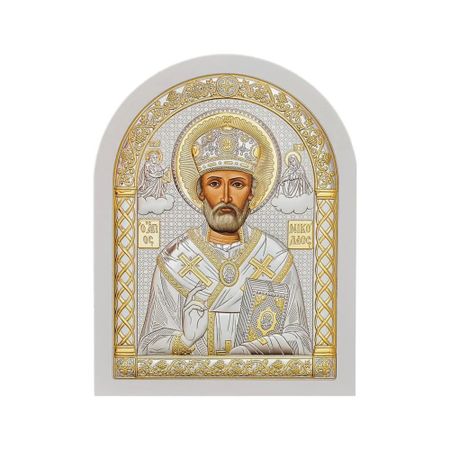 Икона Николай Чудотворец в деревянной рамке