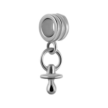 Подвеска-шарм Соска из серебра подвеска шарм смайлик кожзам 12 11232 xk 08