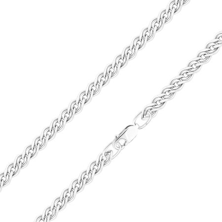 Серебряный пустотелый браслет Нонна с родированием нонна гришаева советы дочкам папиным и маминым