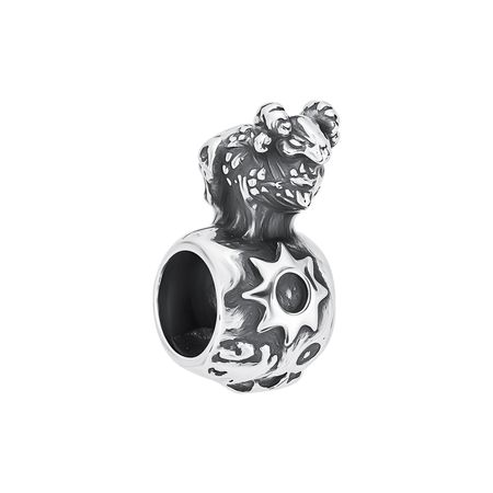 Серебряный шарм Овен с чернением